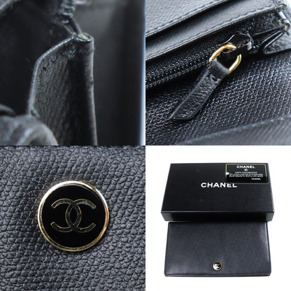 CHANEL シャネル ココボタン 長財布 ブラック A20904 ユニセックス【中古】