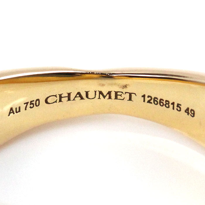 Chaumet ショーメ K18PG ピンクゴールド リアン オープンワーク リング・指輪 ダイヤモンド 8.5号 49 4.3g レディース【中古】【美品】