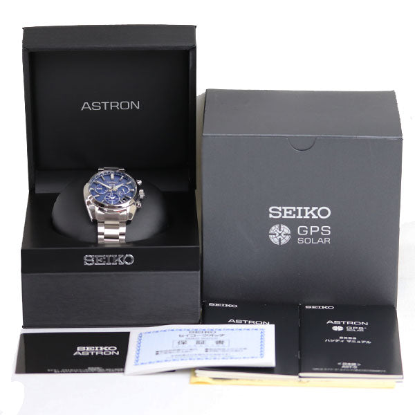 SEIKO セイコー GPS電波 アストロン 腕時計 ソーラー SBXC019/5X53-0AJ0 メンズ【中古】