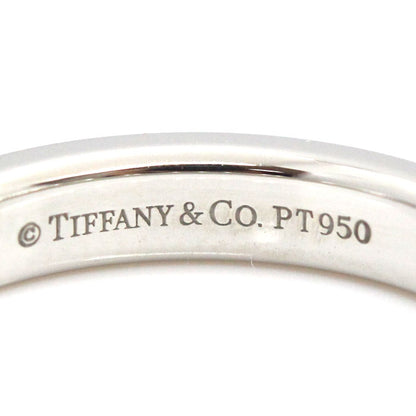 TIFFANY&Co. ティファニー Pt950プラチナ フラット バンドリング 3Pダイヤ リング・指輪 60001881 ダイヤモンド 9号 4.9g レディース【中古】【美品】