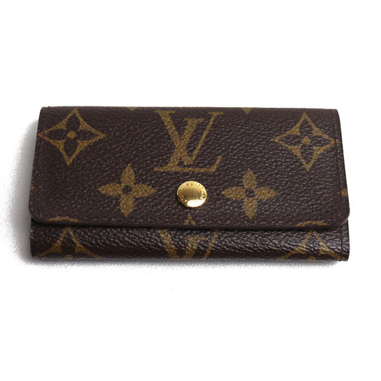 LOUIS VUITTON ルイ・ヴィトン ミュルティクレ4 キーケース モノグラム ブラウン M62631 RA1151 レディース【中古】