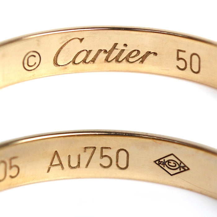 CARTIER カルティエ K18PG ピンクゴールド 1895 ウェディング リング・指輪 B4088150 10号 50 2.1g レディース【中古】