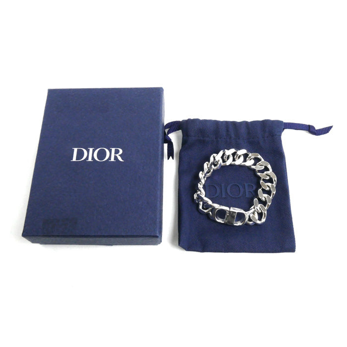 Christian Dior クリスチャンディオール 真鍮 CD Icon チェーンリンク ブレスレット B1081HOMMT_D000 S  55.3g 18.5cm メンズ – 古恵良質店