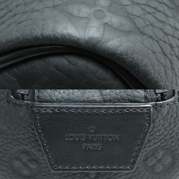 LOUIS VUITTON ルイ・ヴィトン ドップ・キット セカンドバッグ モノグラム トリヨン ブラック M59478 IC メンズ【中古】【美品】