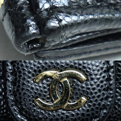 CHANEL シャネル マトラッセ クラシック ジップ カードケース コインケース ブラック AP2570 レディース【中古】