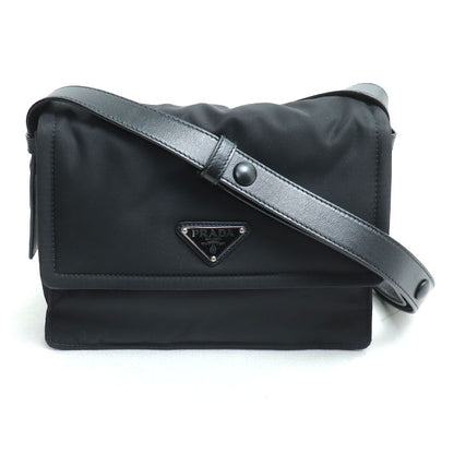 PRADA プラダ スモール パデッド Re-Nylon ショルダーバッグ ブラック 1BD313_RDLN_F0002 レディース【中古】