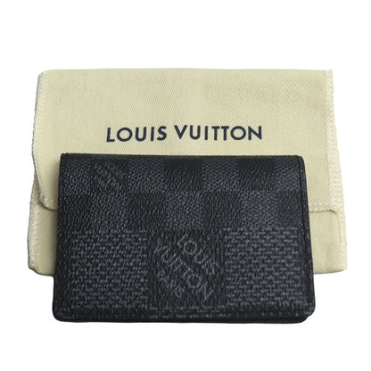 LOUIS VUITTON ルイ・ヴィトン オーガナイザー・ドゥ・ポッシュ カードケース ダミエ・グラフィット3D ブラック N60431 GI0261 メンズ【中古】【美品】