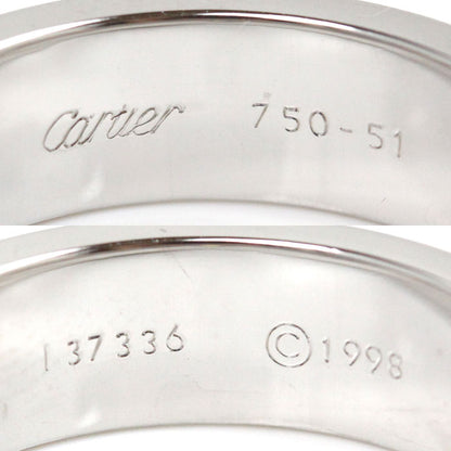 CARTIER カルティエ K18WG ホワイトゴールド ラブリング 3Pダイヤ リング・指輪 ダイヤモンド 11号 51 8.6g レディース【中古】【美品】