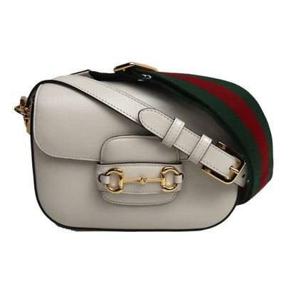 GUCCI グッチ ホースビット 1955 ミニバッグ 2Wayショルダーバッグ ホワイト 658574 18YSG 9068【中古】