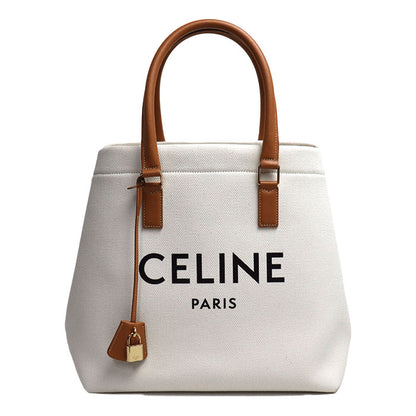 CELINE セリーヌ ホリゾンタル　カバM トートバッグ ナチュラル/タン 19216 2BNZ レディース【中古】【美品】