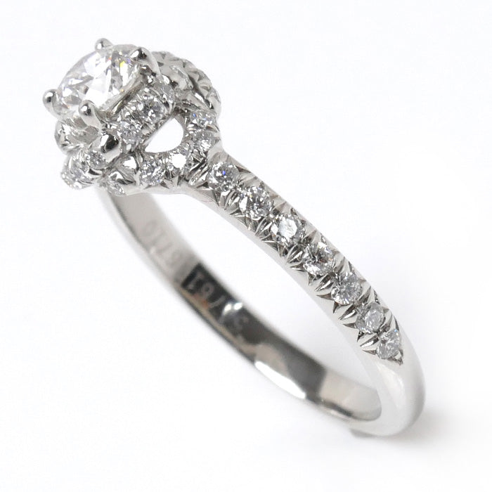 Chaumet ショーメ Pt950プラチナ リアン ダムール ソリテール ダイヤ リング・指輪 J3LCZZ ダイヤモンド0.30ct 9号 49  3.6g レディース – 古恵良質店