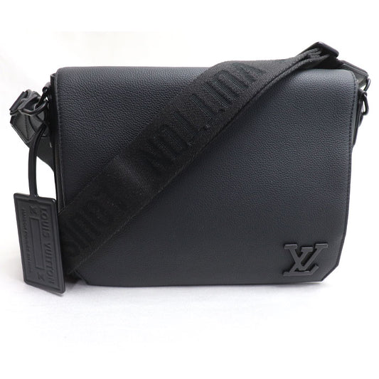 LOUIS VUITTON ルイ・ヴィトン テイクオフ・メッセンジャー ショルダーバッグ ブラック M57080 IC メンズ【中古】【美品】