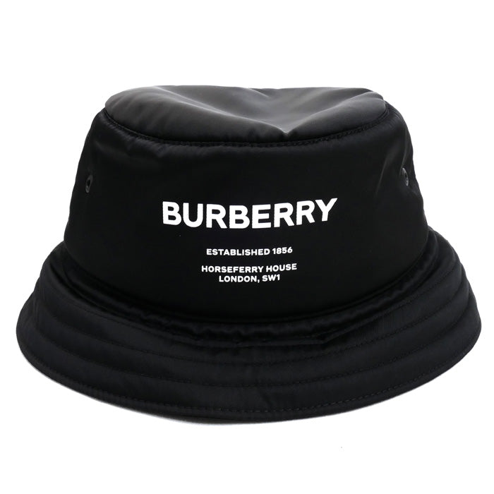 BURBERRY バーバリー ホースフェリー ハット バケットハット ブラック 8044081 M レディース【中古】【美品】