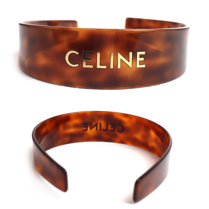 CELINE セリーヌ アセテート カチューシャ ヘアアクセサリー 46Y376CEA レディース【中古】【美品】