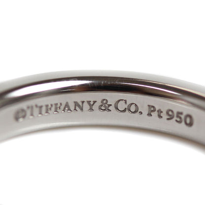 TIFFANY&Co. ティファニー Pt950プラチナ フラットバンド 3PD リング・指輪 60001879 ダイヤモンド 7.5号 4.5g レディース【中古】【美品】