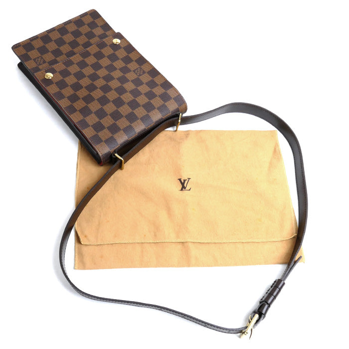 LOUIS VUITTON ルイ・ヴィトン ポートベローPM ショルダーバッグ ダミエ ブラウン エベヌ N45271 VI0090 レディース –  古恵良質店