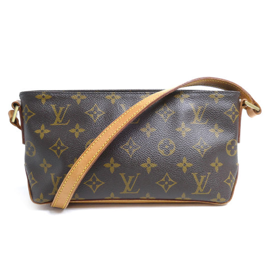 LOUIS VUITTON ルイ・ヴィトン モノグラム トロター ショルダーバッグ ブラウン M51240 SD1001 レディース【中古】