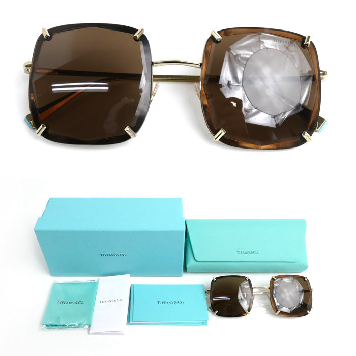 TIFFANY&Co. ティファニー サングラス ゴールド TF3089 6021/73 52□20 135 – 古恵良質店