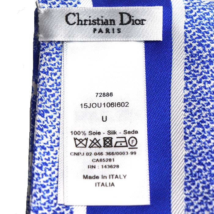 Christian Dior クリスチャンディオール ミッツァ スカーフ トワル ドゥ ジュイ ソヴァージュ シルクツイル スカーフ ブルー  15JOU1061602 レディース – 古恵良質店