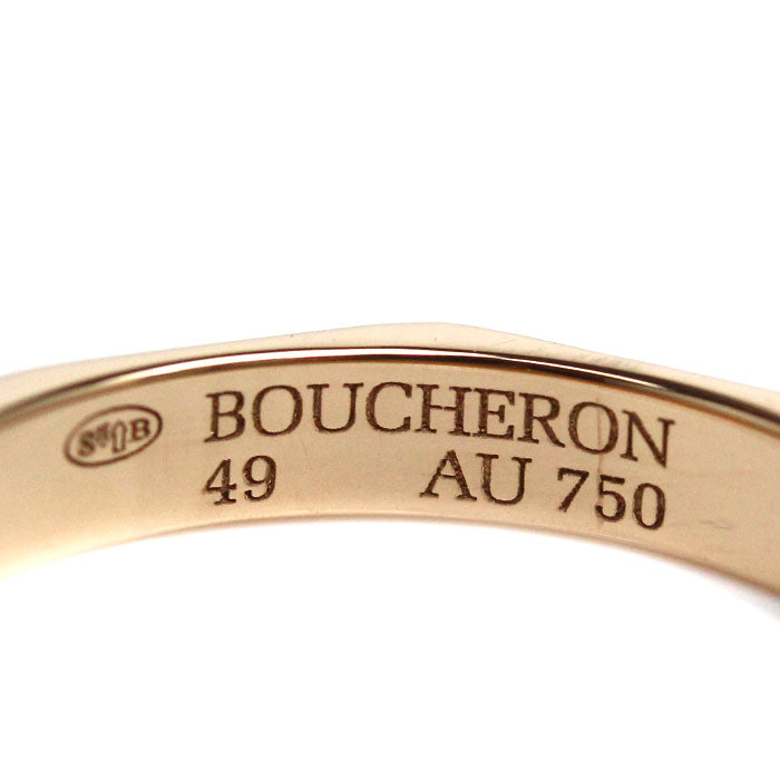 Boucheron ブシュロン K18PG ピンクゴールド ファセット 3ダイヤモンド リング ミディアム リング・指輪 JAL00091  ダイヤモンド 9号 49 3.1g レディース – 古恵良質店