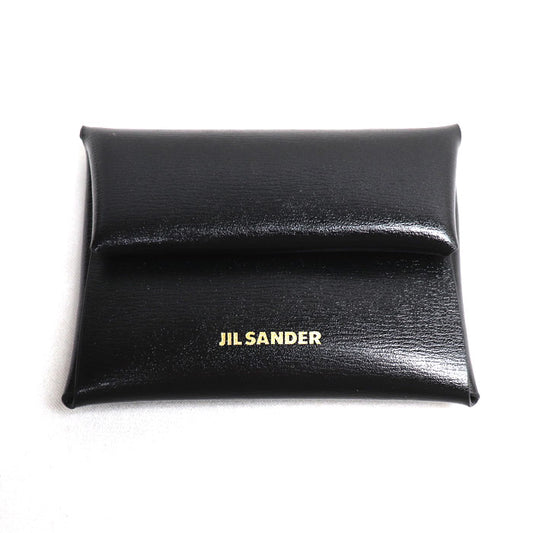 JIL SANDER ジルサンダー フォールテッド ミニパース コインケース ブラック J07VY0001 ジュエリー入れ レディース【中古】【極美品】