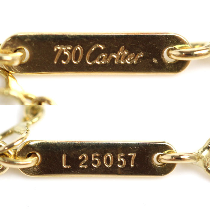 CARTIER カルティエ K18YG/PG/WG トリニティ ダイヤ ネックレス ダイヤモンド 10.4g 42cm レディース – 古恵良質店