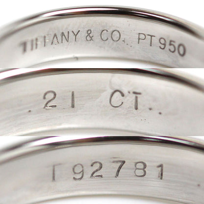 TIFFANY&Co. ティファニー Pt950プラチナ ドッツ リング・指輪 ダイヤモンド0.21ct 8号 5.6g レディース【中古】【美品】