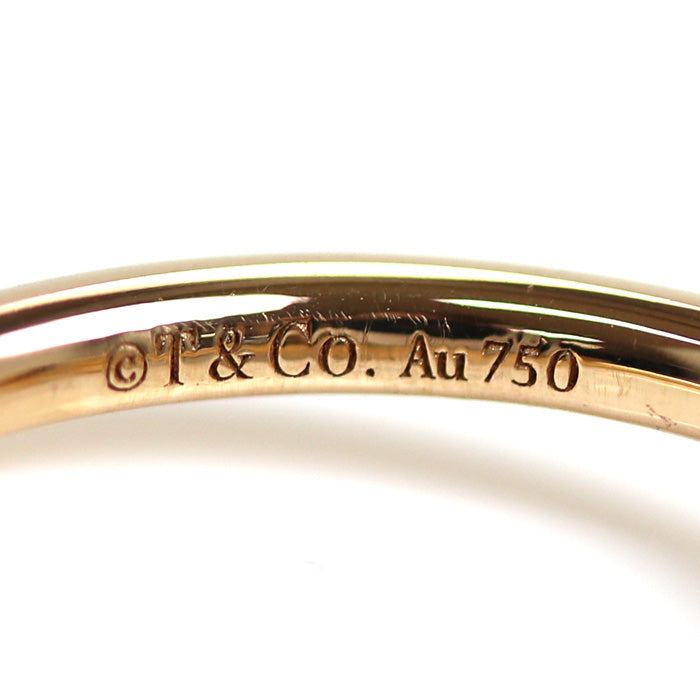 TIFFANY&Co. ティファニー K18PG ピンクゴールド Tワイヤー リング・指輪 60147390 8号 2.8g レディース【中古】【美品】