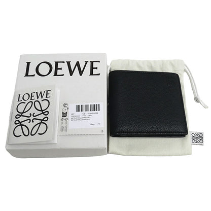 LOEWE ロエベ バイフォールド ウォレット 二つ折り財布 ブラック C660302X02 ユニセックス【中古】【美品】