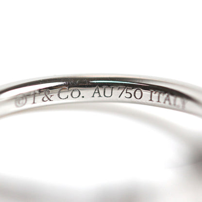 TIFFANY&Co. ティファニー K18WG ホワイトゴールド Tワイヤー リング・指輪 60148361 7号 2.7g レディース【中古】【美品】