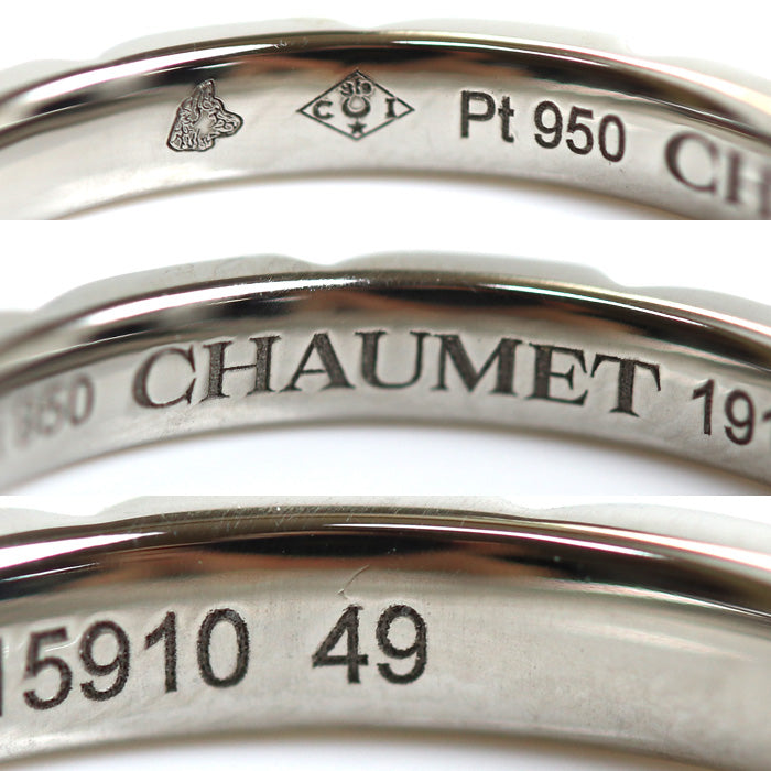 Chaumet ショーメ Pt950プラチナ トルサード リング・指輪 082724 ダイヤモンド 9号 49 3.7g レディース – 古恵良質店