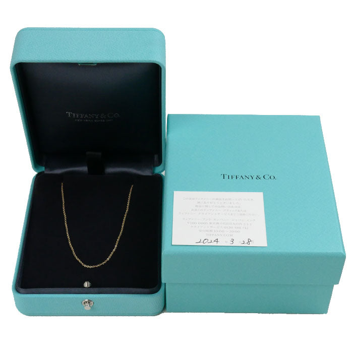 TIFFANY&Co. ティファニー K18PG ピンクゴールド ネックレスチェーン ネックレス 60011411 1.6g 46cm レディース【中古】