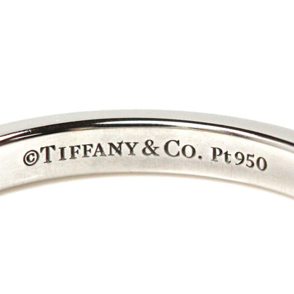 TIFFANY&Co. ティファニー Pt950プラチナ クラシックバンド 3Pダイヤ リング・指輪 ダイヤモンド 7.5号 3.2g レディース【中古】【美品】