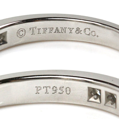 TIFFANY&Co. ティファニー Pt950プラチナ ハーフサークル チャネルセッティング リング・指輪 60004039 ダイヤモンド 8号 3.4g レディース【中古】【美品】