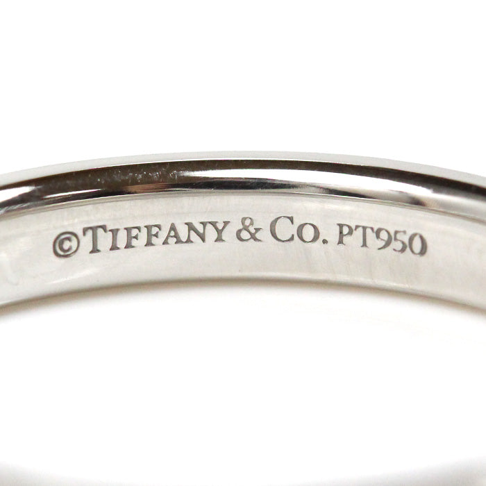 TIFFANY&Co. ティファニー Pt950プラチナ フラットバンド リング・指輪 15号 5.1g レディース【中古】【美品】