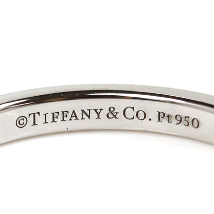 TIFFANY&Co. ティファニー Pt950プラチナ クラシックバンド 3P ダイヤ リング・指輪 61000879 ダイヤモンド 9号 3.1g レディース【中古】【美品】