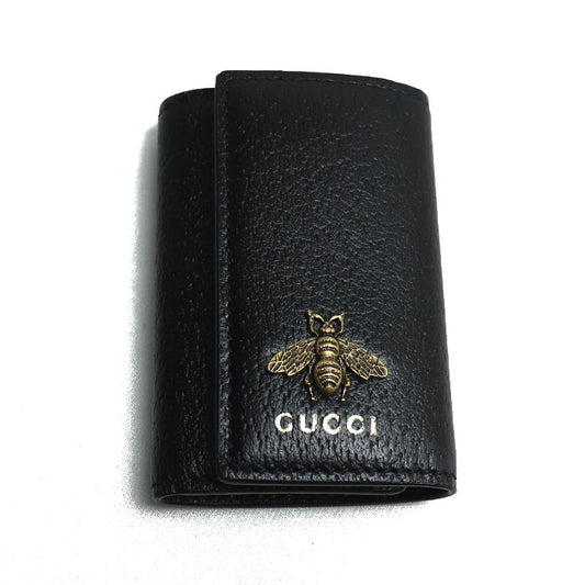 GUCCI グッチ アニマリエ ビー  キーケース ブラック 523683 ユニセックス【中古】【美品】