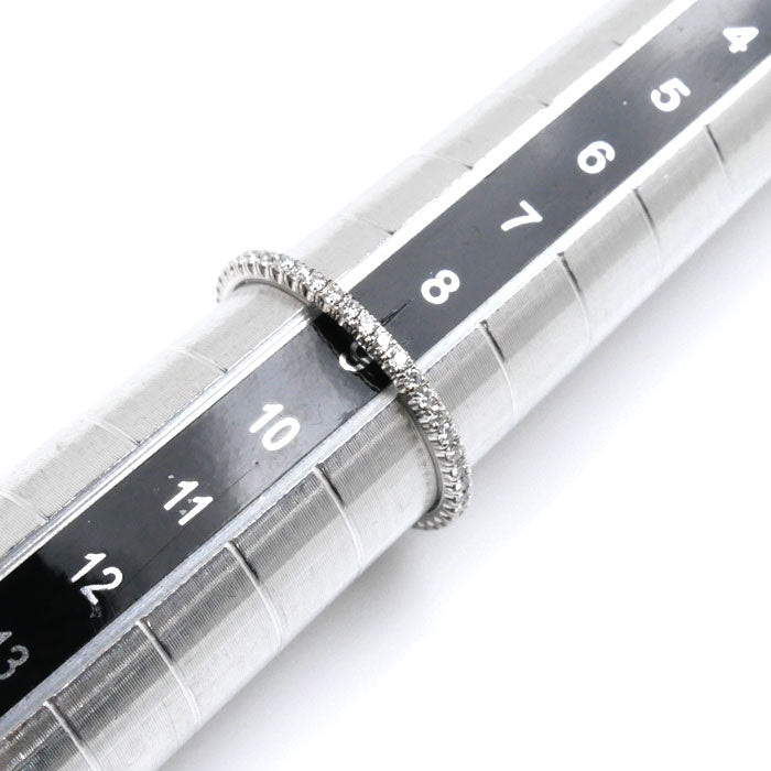 CARTIER カルティエ K18WG ホワイトゴールド エタンセル ドゥ カルティエ フルエタニティ リング・指輪 B4210449 ダイヤモンド 9号 49 1.2g レディース【中古】【美品】