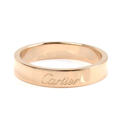 CARTIER カルティエ K18PG ピンクゴールド エングレーブド リング・指輪 B4098055 15号 55 5.1g レディース【中古】【美品】