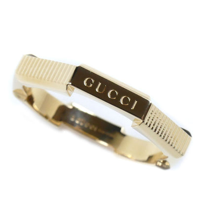 GUCCI グッチ K18YG イエローゴールド リンクトゥラブ ストライプ リング・指輪 19号 5.6g メンズ【中古】【美品】