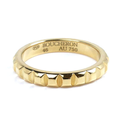 Boucheron ブシュロン K18YG イエローゴールド クルドパリ ミディアム リング・指輪 JAL00008 6号 46 3.2g レディース【中古】【美品】