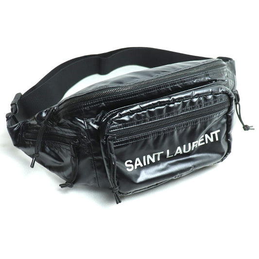 SAINT LAURENT サンローラン ヌックス ボディバッグ ブラック 581375HO21Z1054 メンズ【中古】【美品】