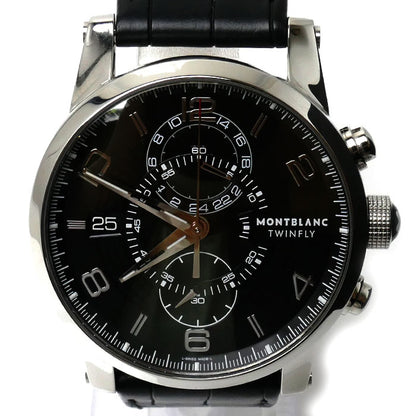 MONTBLANC モンブラン タイム ウォーカー クロノグラフ 腕時計 自動巻き 105077 メンズ【中古】