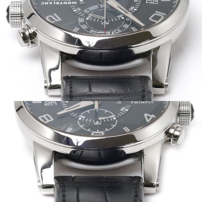 MONTBLANC モンブラン タイム ウォーカー クロノグラフ 腕時計 自動巻き 105077 メンズ【中古】