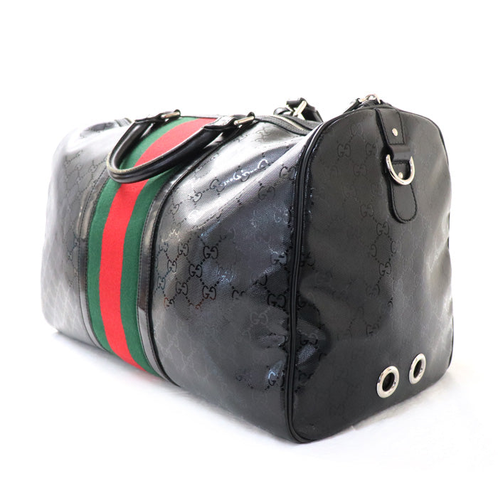 GUCCI グッチ 500 by GUCCI FIATコラボレーション ボストンバッグ ブラック 269375 GGインプリメ ユニセックス【中古】