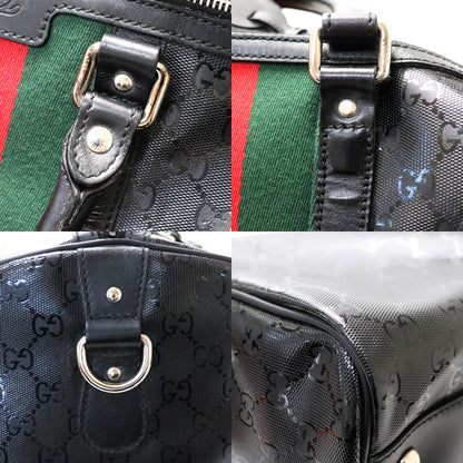 GUCCI グッチ 500 by GUCCI FIATコラボレーション ボストンバッグ ブラック 269375 GGインプリメ ユニセックス【中古】