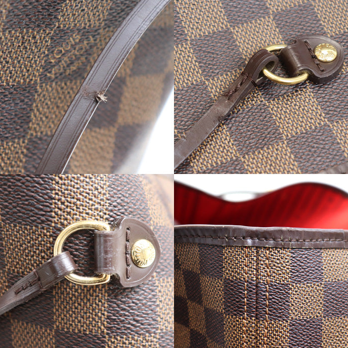 LOUIS VUITTON ルイ・ヴィトン ネヴァーフルGM トートバッグ ダミエ ブラウン N51106 FL3058 レディース【中古】