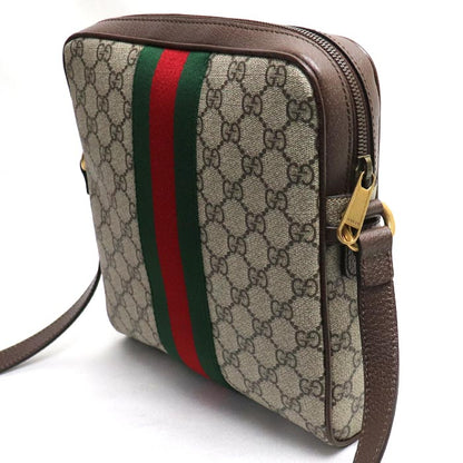 GUCCI グッチ オフィディア GG スモール メッセンジャー ショルダーバッグ ブラウン 547926 96IWT 8745 ユニセックス【中古】【極美品】