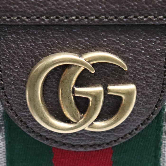 GUCCI グッチ オフィディア GG スモール メッセンジャー ショルダーバッグ ブラウン 547926 96IWT 8745 ユニセックス【中古】【極美品】