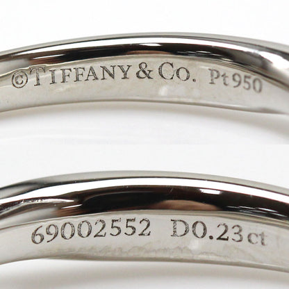 TIFFANY&Co. ティファニー Pt950プラチナ ハーモニー リング・指輪 ダイヤモンド0.23ct 10.5号 3.2g レディース【中古】【美品】